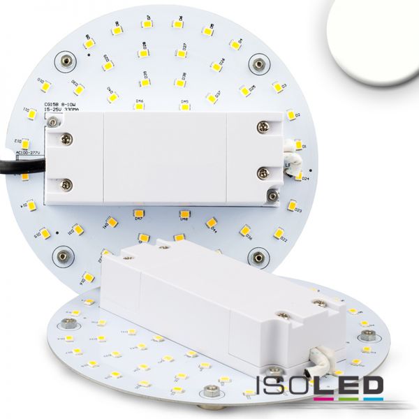 LED Umrüstplatine 130mm, 9W, mit Magnet, neutralweiß 