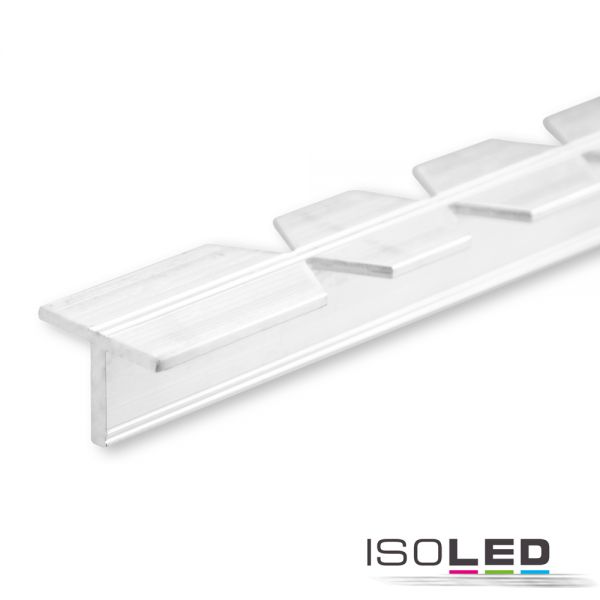 LED Aufbauprofil FLEXIBEL10, 200cm, Aluminium 