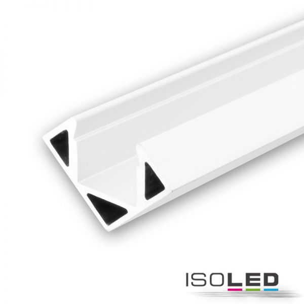 Profilé d'angle LED CORNER11 aluminium revêtu par poudre blanc RAL 9010, 200cm 
