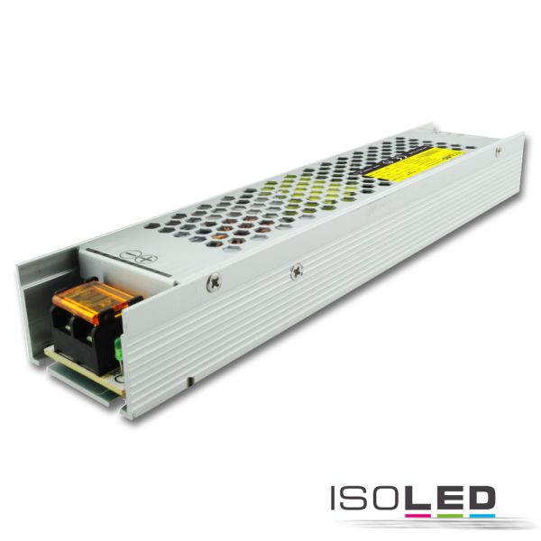 Transformateur LED 12V/DC, 0-200W, grille slim 
