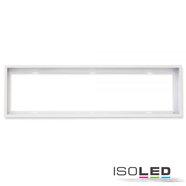 Cadre de montage blanc pour panneau LED 300x1'200, montage rapide 