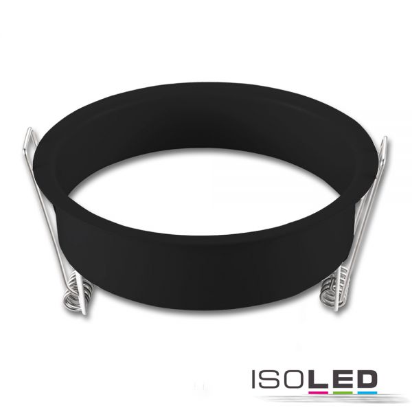 Erweiterungsring für Einbaustrahler Sys-68, rückversetzt, rund, schwarz matt 