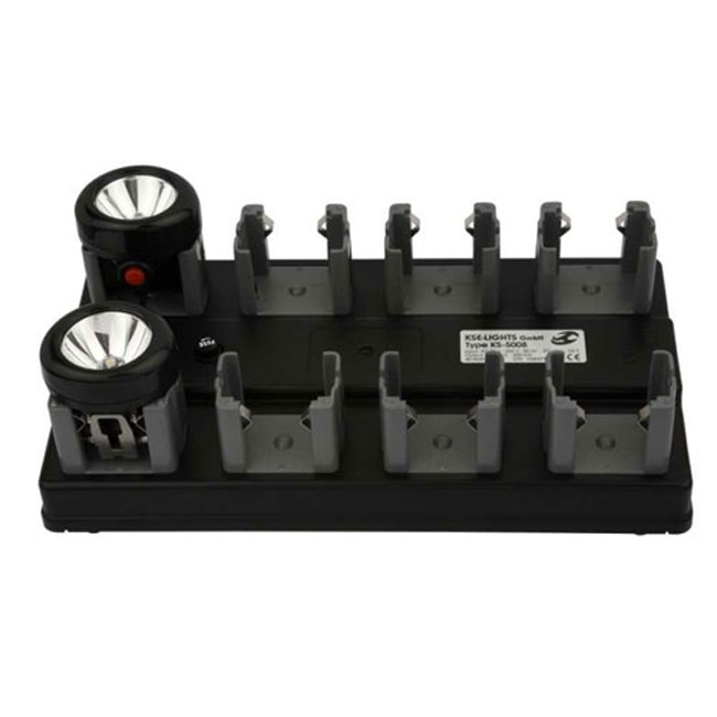 Ladebox für 8 Helmlampen - M-Ladesystem 