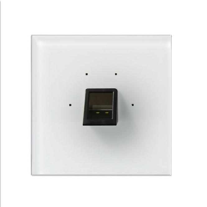 Capteur d'empreintes digitales au design GT, blanc 