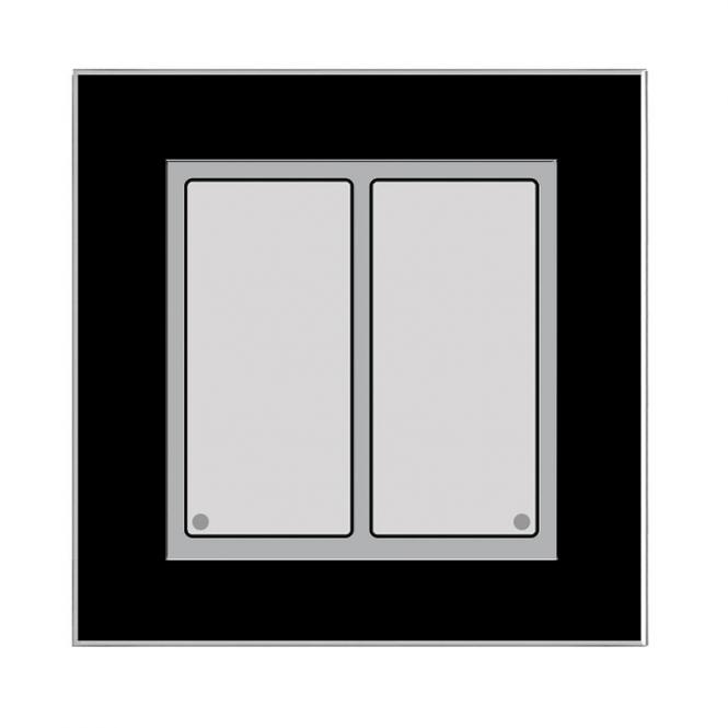 GT schwarz, mit 2 Tasten, Corona-Licht, I-Anschluss 