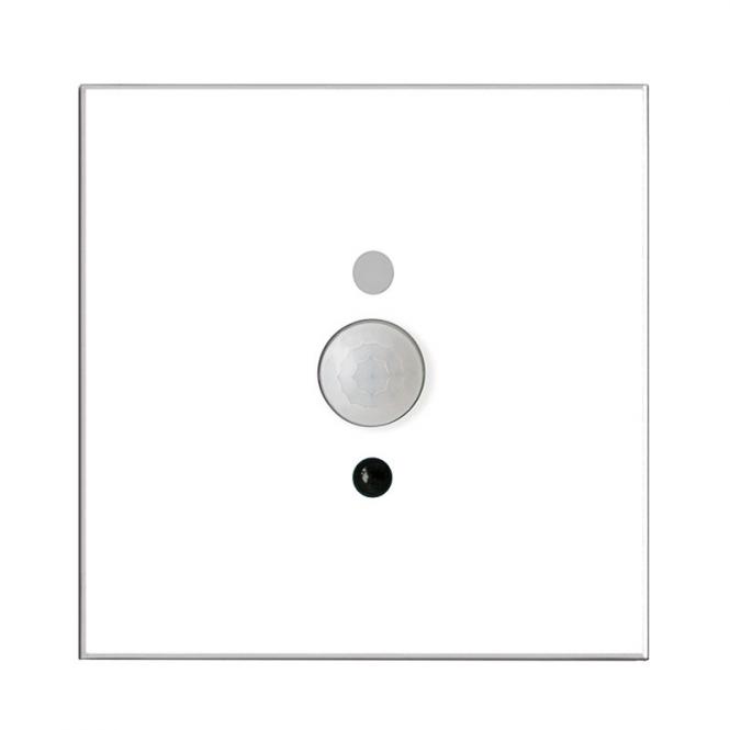 Capteur univ. en verre : température/humidité/mouvement/réception IR, boîte de 68, blanc 