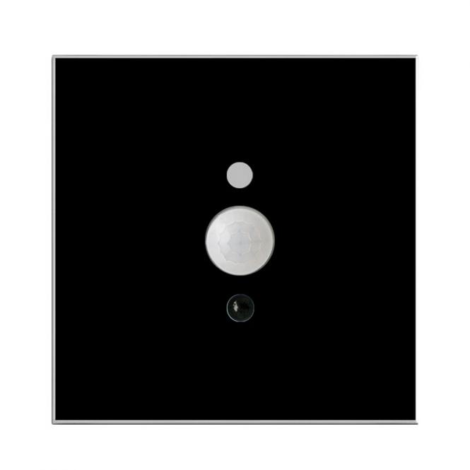 Capteur univ. verre : température/humidité/mouvement/réception IR, boîte 68, noir 