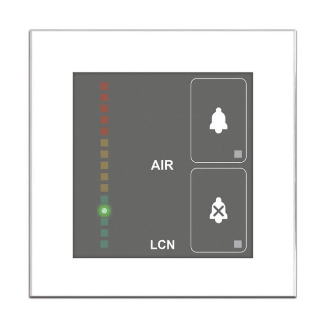 Capteur de CO² intelligent avec jusqu'à quatre surfaces de détection capacitives, blanc 