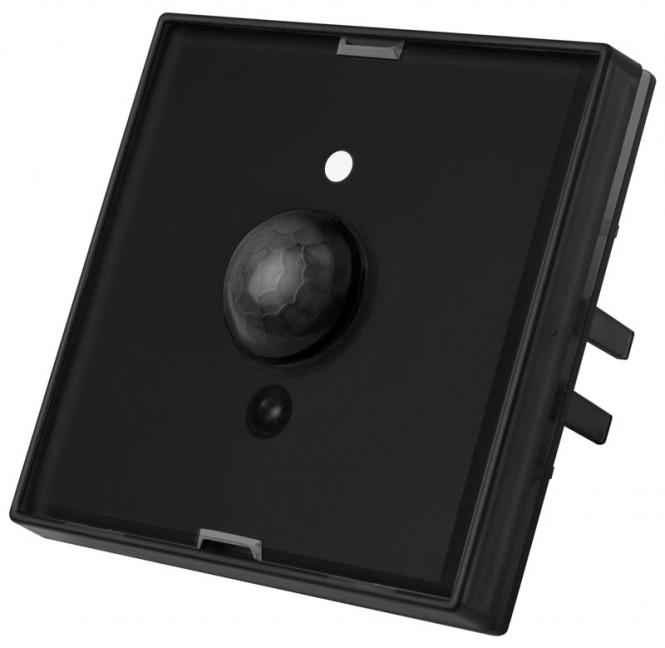 Capteur universel 55mm, temp., luminosité, humidité, mouvement, réception IR, noir 