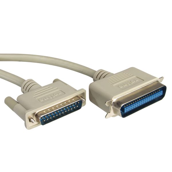 Câble d′imprimante USB mâle à Centronics 36 broches femelle - 1.8 m