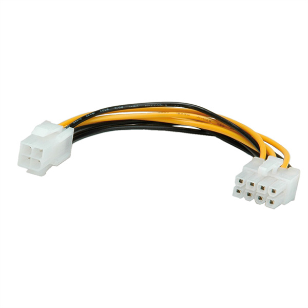 Câble d'alimentation interne 8 pins PCI Express mâle - P4mâle, 0,15m 