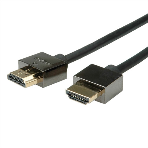 Notebook HDMI High Speed Kabel mit Ethernet, schwarz 