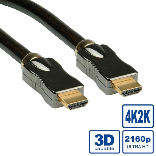 HDMI Ultra HD Kabel, mit Ethernet, Stecker/Stecker 