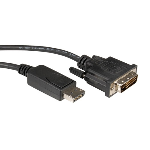 DisplayPort Kabel, DP Stecker zu DVI Stecker, LSOH 