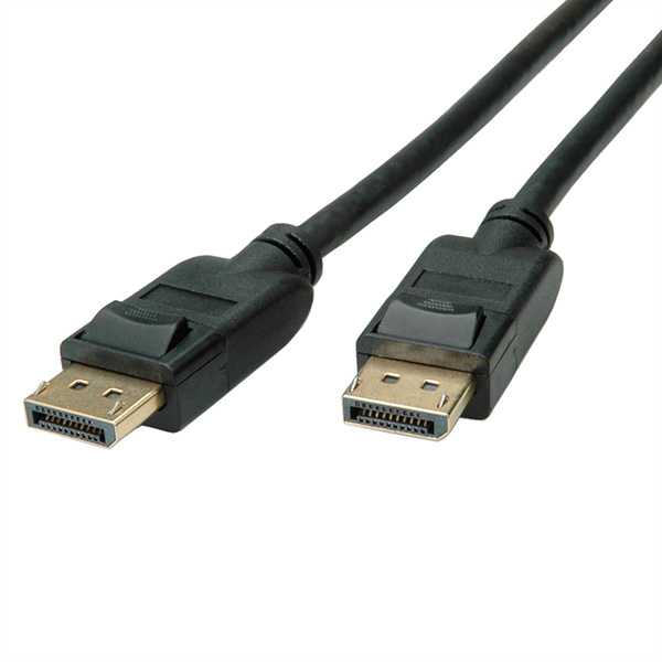 DisplayPort Kabel, v1.3/v1.4, DP Stecker/Stecker, schwarz, 1,5m 