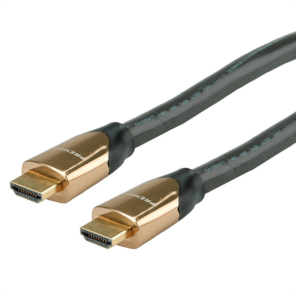 HDMI Ultra HD Kabel mit Ethernet, ST/ST, 7,5m 