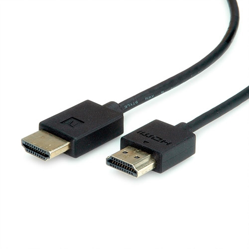4K HDMI Ultra HD Kabel mit Ethernet, aktiv, ST/ST, schwarz 