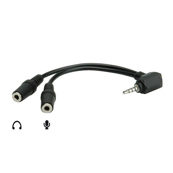 3,5mm Adapter 4-pol., Mikrofon und Lautsprecher 