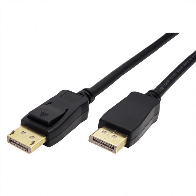 Câble DisplayPort GREEN v2.0, 10K à 60Hz, 54Gbit/s, UHBR13.5, DP ST - ST, noir, 1m 