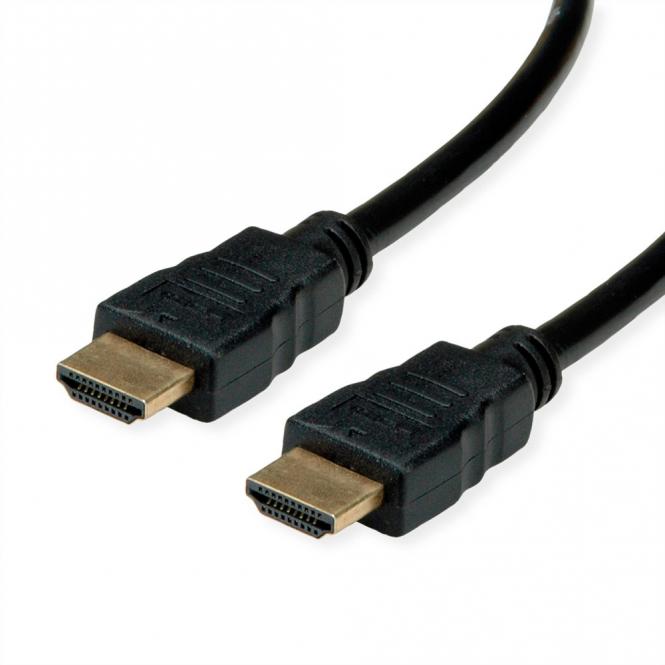RM HDMI High Speed Kabel mit Ethernet, schwarz, 1m 