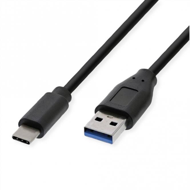 RM Câble USB 3.2 Gen 1, A-C, M/M, noir, 1m 