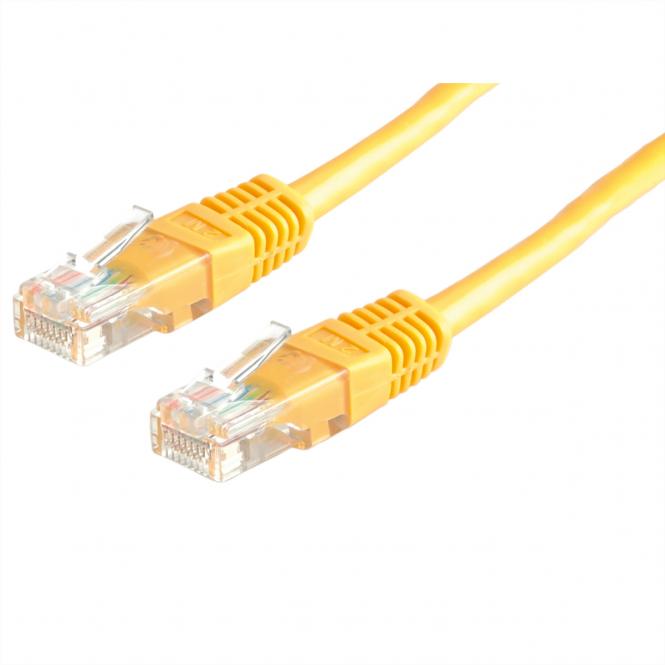 UTP-Patchkabel, Cat.6 (Klasse E), gelb, 5m 