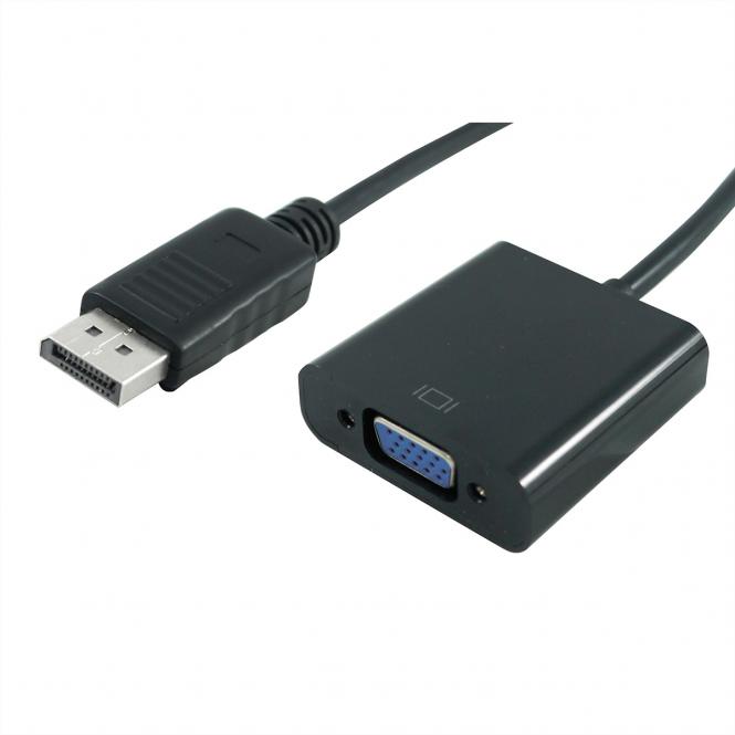 DisplayPort-auf-VGA-Kabeladapter, DP ST - VGA BU 
