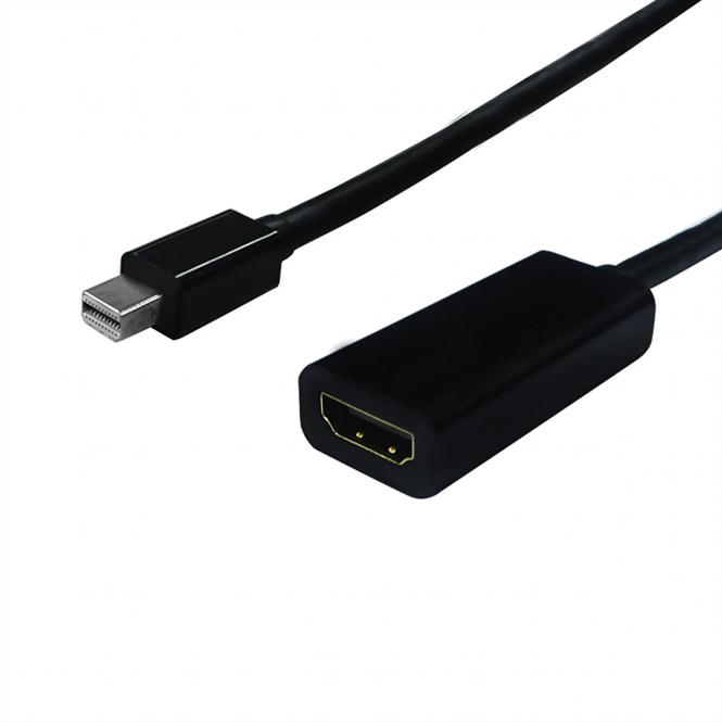 Kabeladapter, MiniDP ST - HDMI BU, 0,15m 