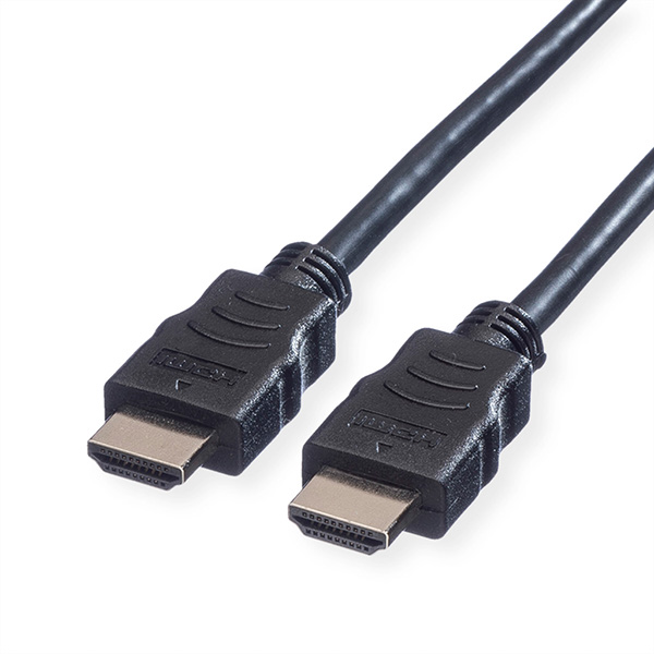 HDMI High Speed Kabel mit Ethernet, schwarz, 1,5m 