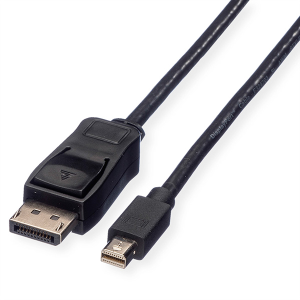 Câble DisplayPort DP M - Mini DP M, noir, 1,5m 