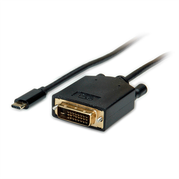 USB Typ C zu DVI Adapterkabel, 2,0m 