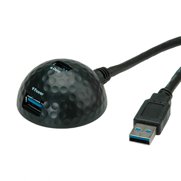USB 3.0 Dockingkabel, Dome, schwarz 1,5m 