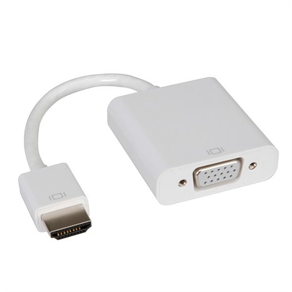 Adapterkabel HDMI zu VGA, HDMI Stecker zu VGA Buchse, 0,15m 