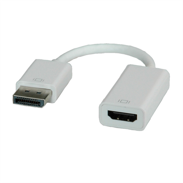 Adapter DisplayPort zu HDMI, DP Stecker zu HDMI Buchse 