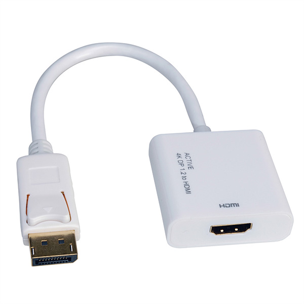 Adapterkabel 4K, DP zu HDMI, Stecker/Buchse, aktiv 