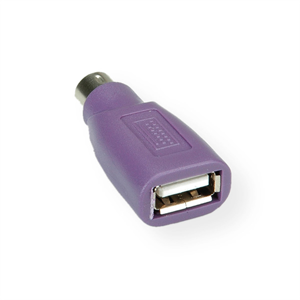 Adaptateur PS/2 - USB, violet 