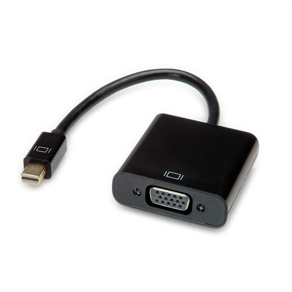 Adaptateur Mini DisplayPort-VGA, MiniDP M - VGA F 