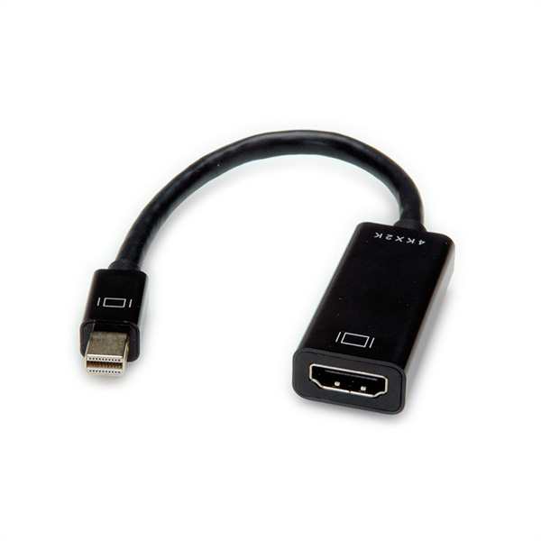 Adaptateur Mini DisplayPort-HDMI, v1.2, MiniDP M - HDMI F 