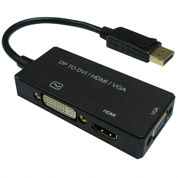 Adaptateur DisplayPort - VGA / DVI / HDMI, v1.2 