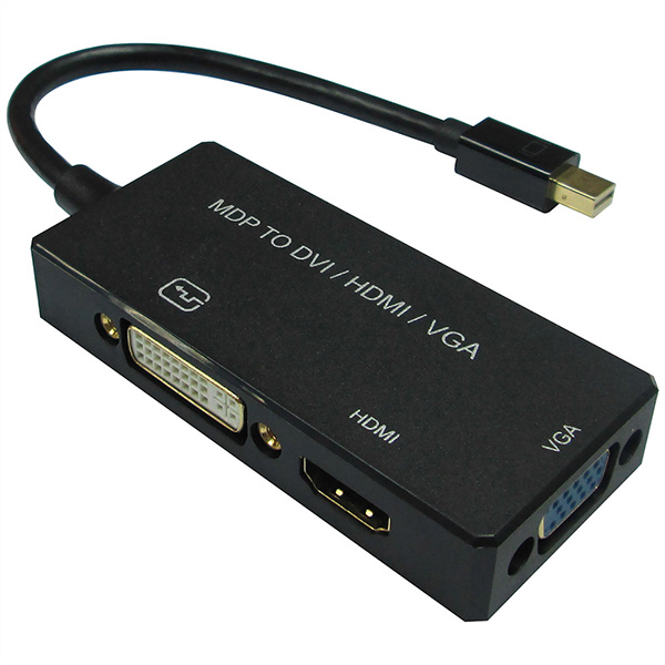 Adaptateur Mini DisplayPort - VGA / DVI / HDMI, v1.2 
