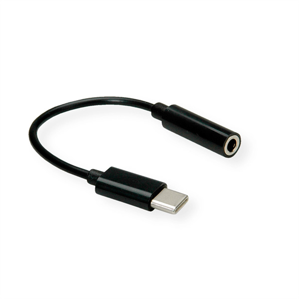 Adaptateur Type C a 3,5mm Audio, M/F, 0,13m 