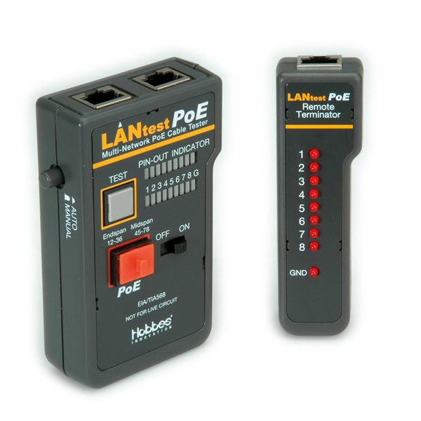 LANtest Multinetwork Kabeltester + PoE 