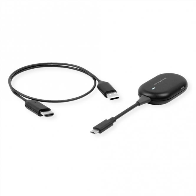 Drahtloses P2P-Anzeige-Dongle-Set, Tx+Rx, HDMI, 1080p, 20m 