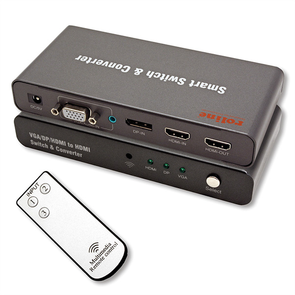 HDMI/VGA/DP zu HDMI Konverter-Switch 