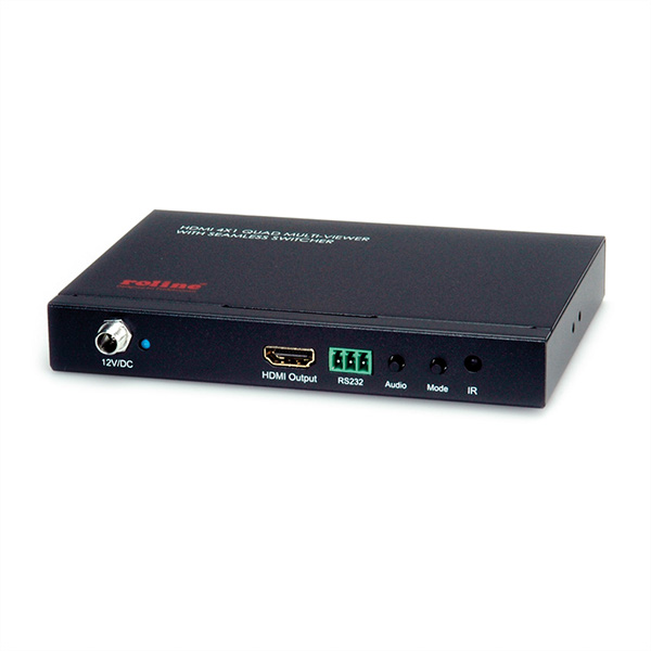 HDMI 4x1 QUAD Multi-Viewer Switch, nahtlose Umschaltung 