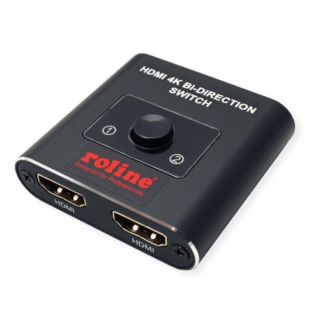 4K HDMI Switch, 2fach, bidirektional 
