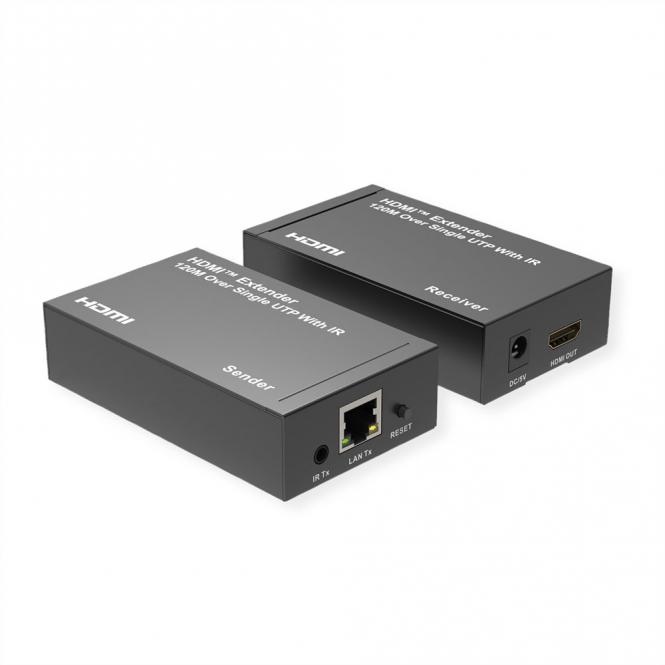 HDMI Verlängerung, über IP, 1080P, 120m, mit IR 