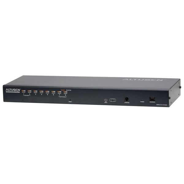 Commutateur KVM sur IP, VGA, PS/2-USB sur Cat. 5 