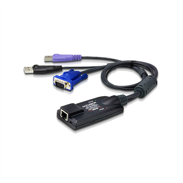 KA7177 Module CPU KVM USB-VGA Cat.5e/6, lecteur de carte, supports virtuels 