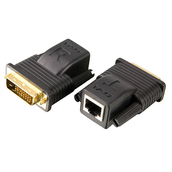 VE066, Mini DVI Extender Over Kat. 5e oder Kat. 6, 20m 